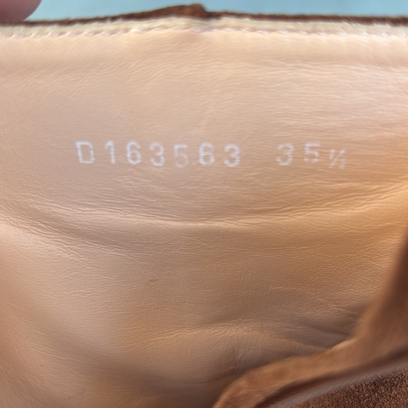 EUC Agl Brown Ankle Boots with Pointed Toe and Stiletto Heel Size 35.5 Suede - Picture 9 of 10